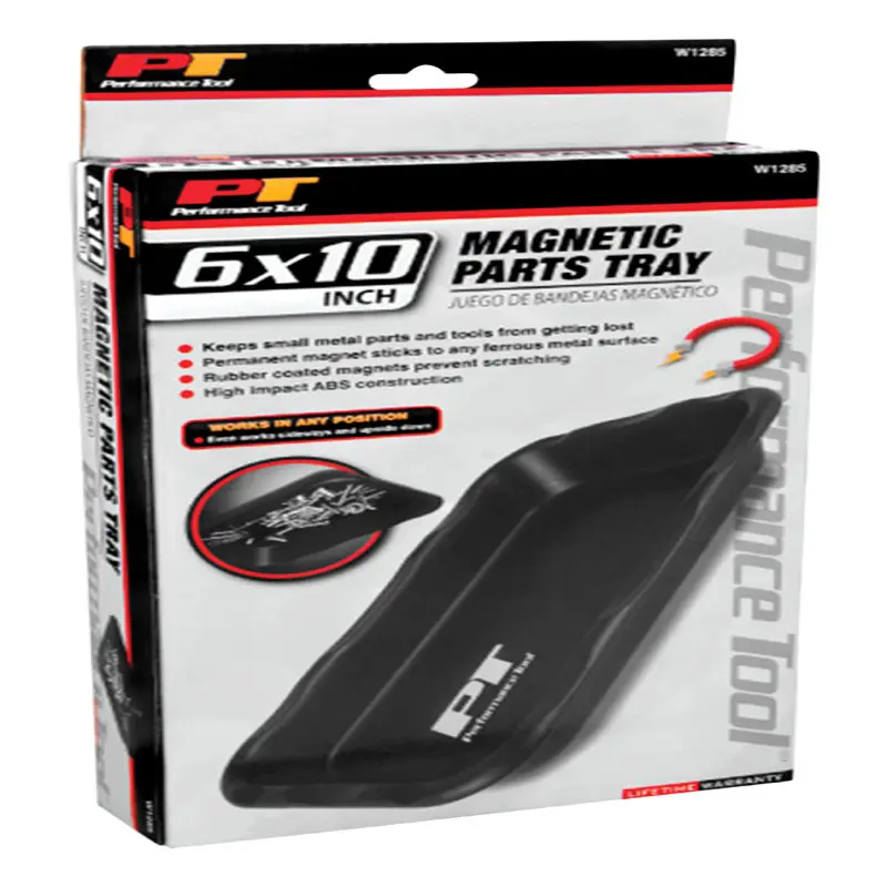 Performance Tool 10 in. Magnetic Tray Black 1 pc. - Open Box
