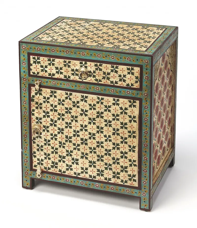 Perna Hand Painted Chest By Homeroots