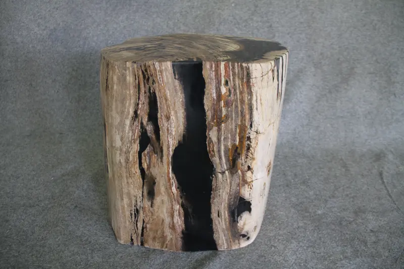 Petrified Wood Log Stool 18in (h) x 15in x 13in - 1123.22