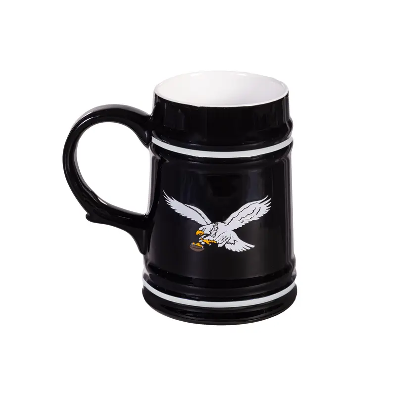 Philadelphia Eagles Throwback Ceramic Stein Cup, 24oz