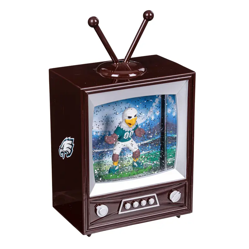 Philadelphia Eagles Vintage TV Water Lantern