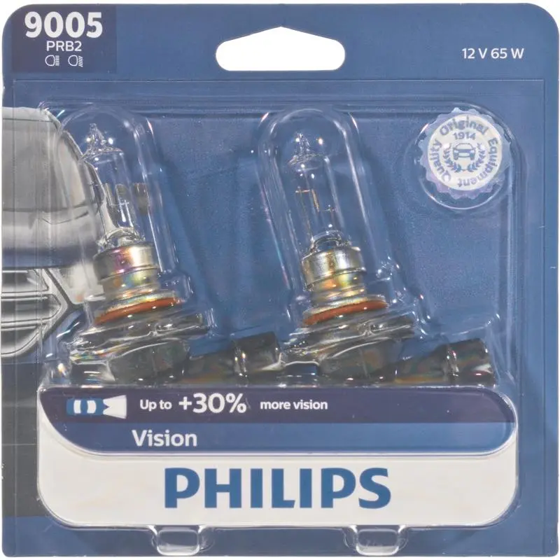 Philips Vision Halogen High Beam Automotive Bulb 9005PRB2 - Deal of The Week