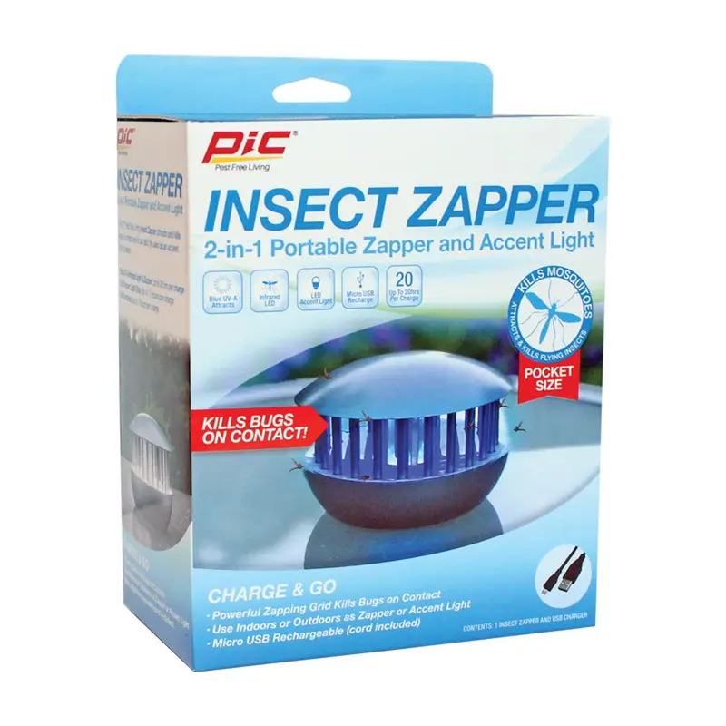 PIC 2-In-1 Indoor and Outdoor Insect Zapper - Open Box