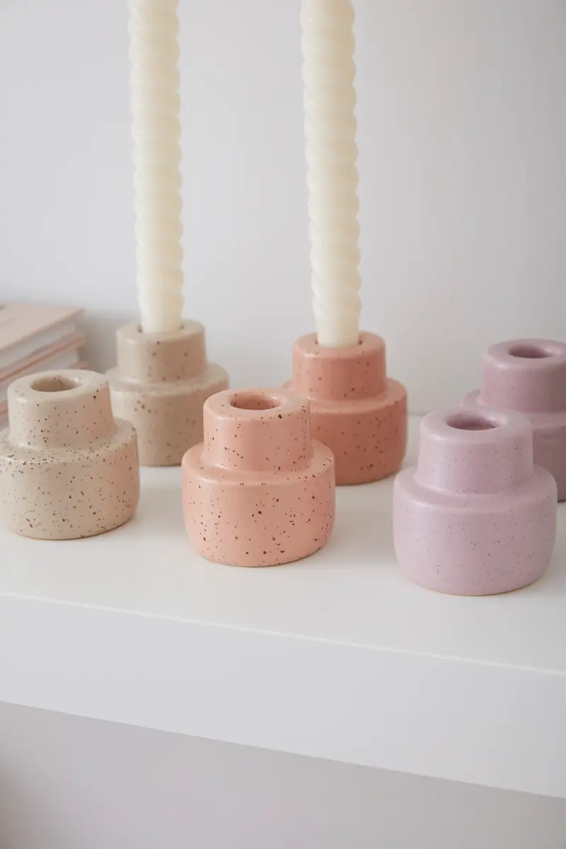 Piedra Candleholder Set of 8 By Accent Decor
