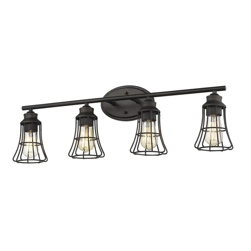 Piers 4-Light Oil-Rubbed Bronze Vanity By Homeroots
