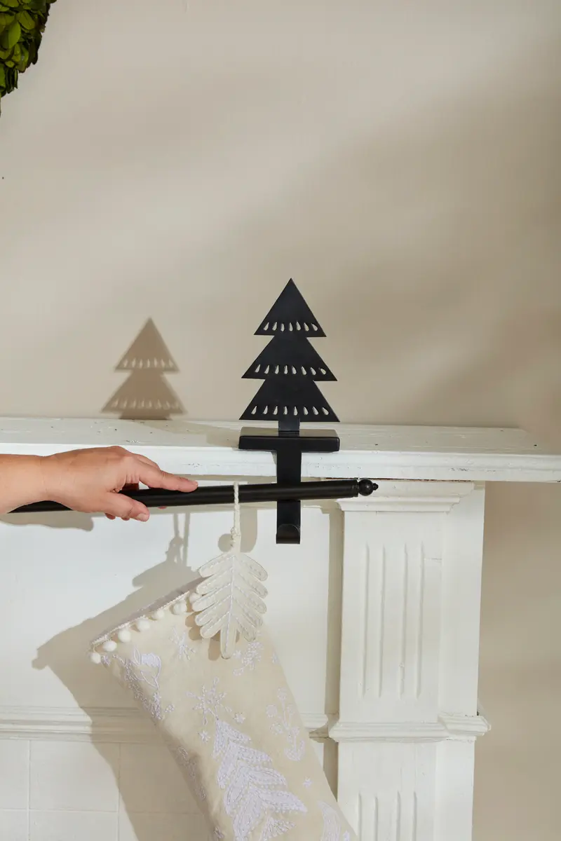Pine Tree Stocking Holder By Accent Decor