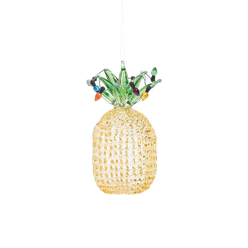 Pineapple Spun Glass Orn