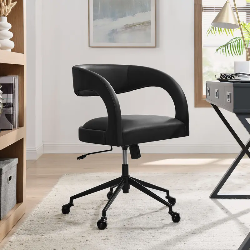 Pinnacle Vegan Leather Office Chair by Modway