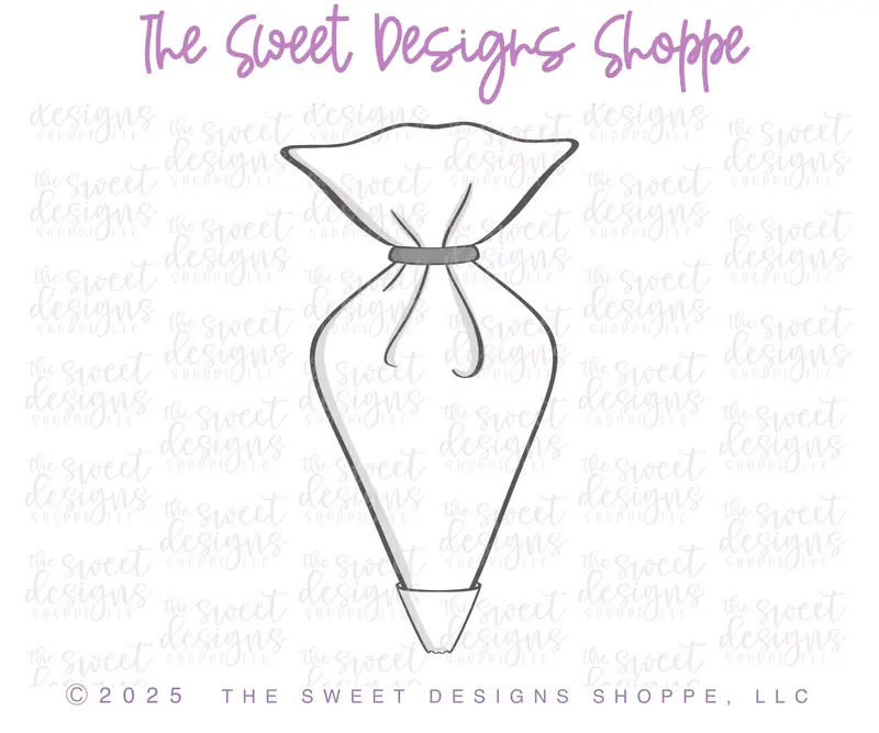 Piping Bag with Tip - Cookie Cutter