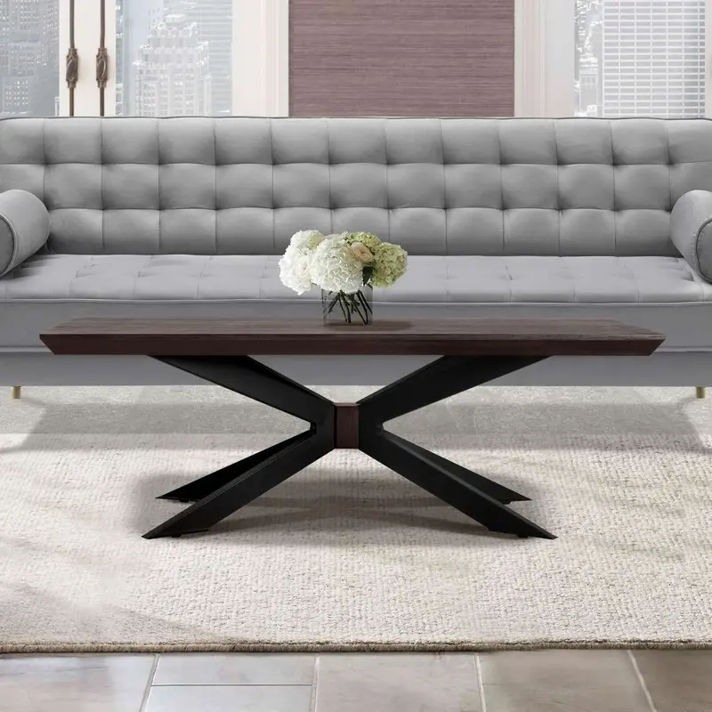 Pirate Acacia Modern Coffee Table By Armen Living