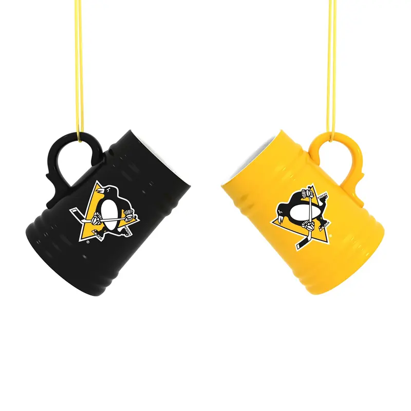 Pittsburgh Penguins Ceramic Mini Stein, 3oz, set of 2