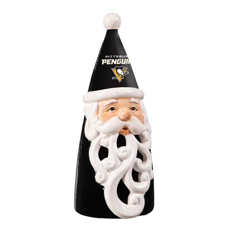 Pittsburgh Penguins Santa LED Statuary, 8"
