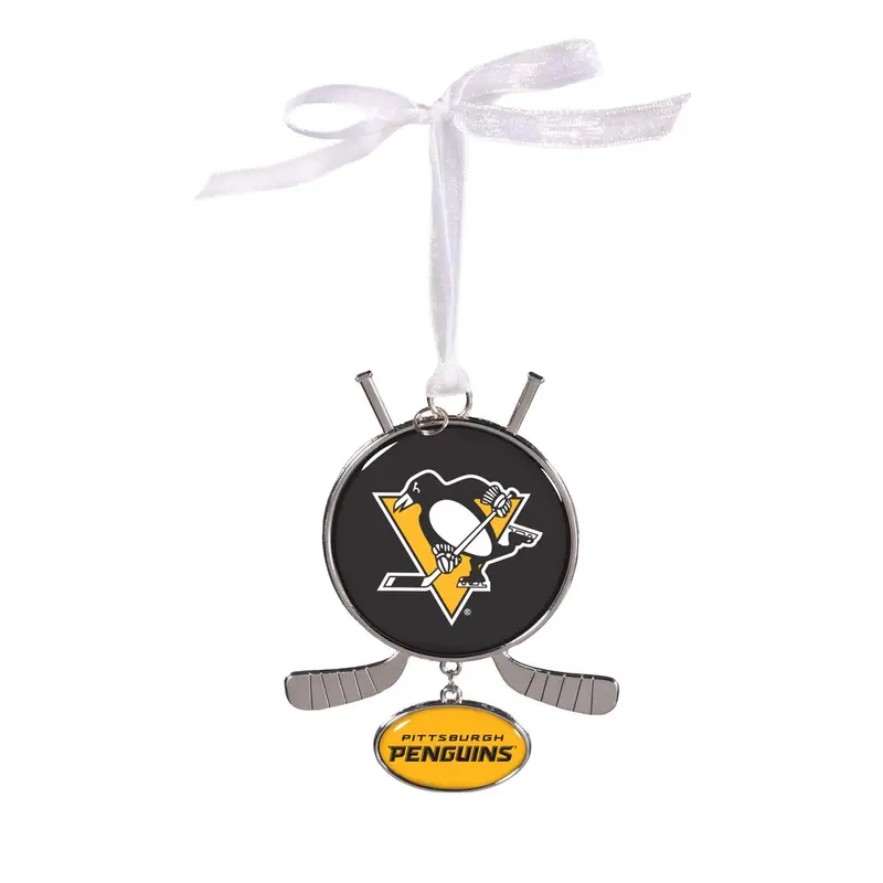Pittsburgh Penguins Shaped Metal Ornament