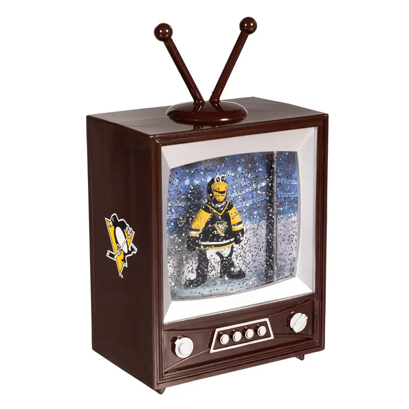Pittsburgh Penguins Vintage TV Water Lantern