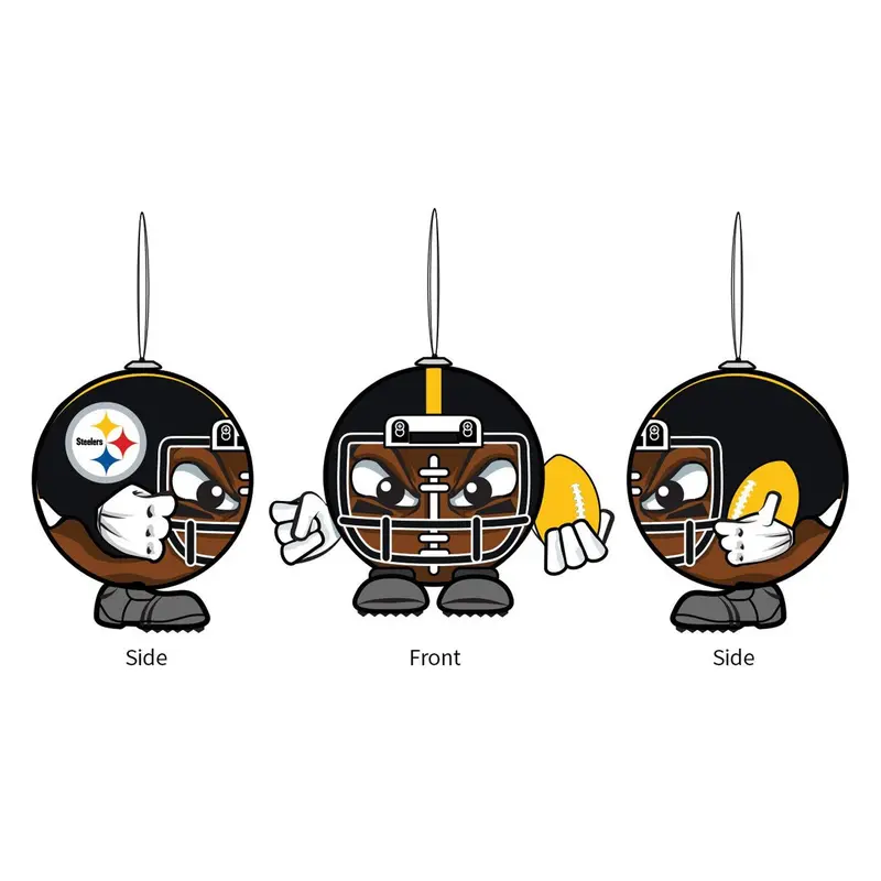 Pittsburgh Steelers, Ball Head Ornament