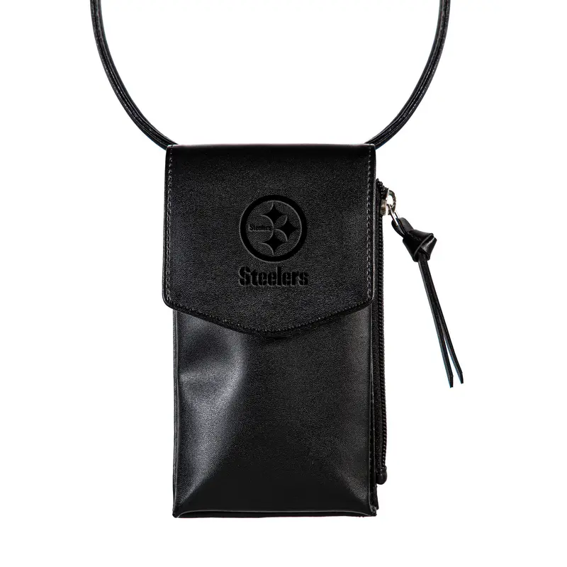 Pittsburgh Steelers, Cross Body Wallet, Black