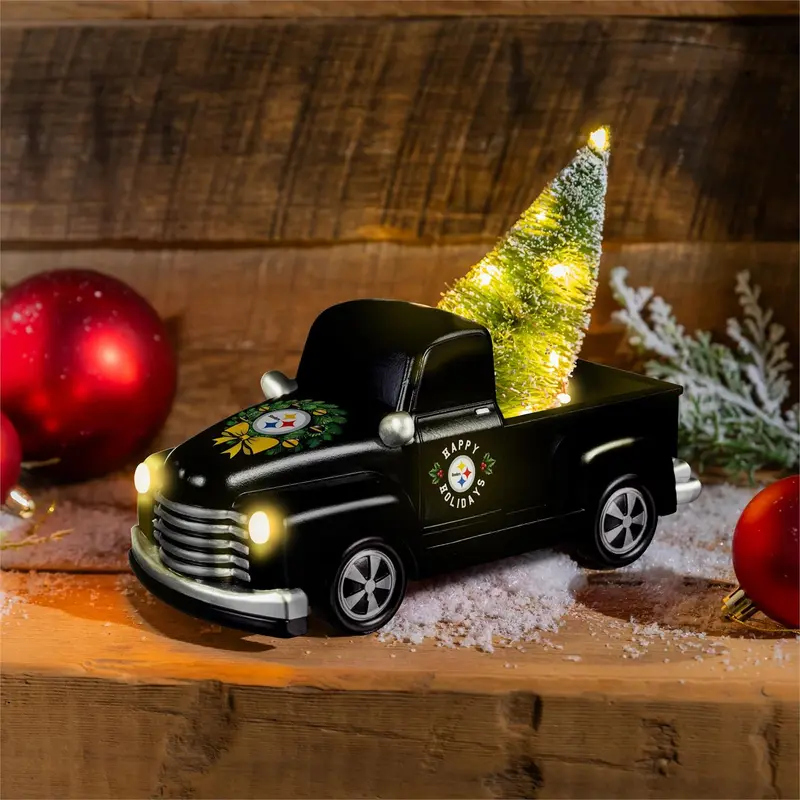 Pittsburgh Steelers Holiday Rally Truck Statue