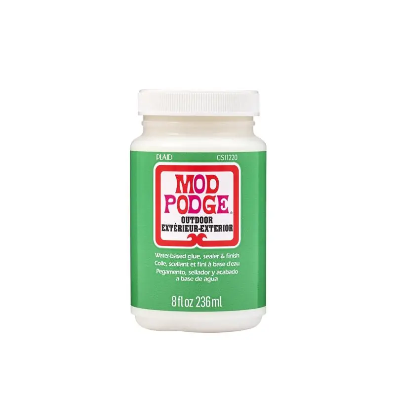 Plaid Mod Podge White Glue High Strength Outdoor Decoupage 8 oz. - Open Box
