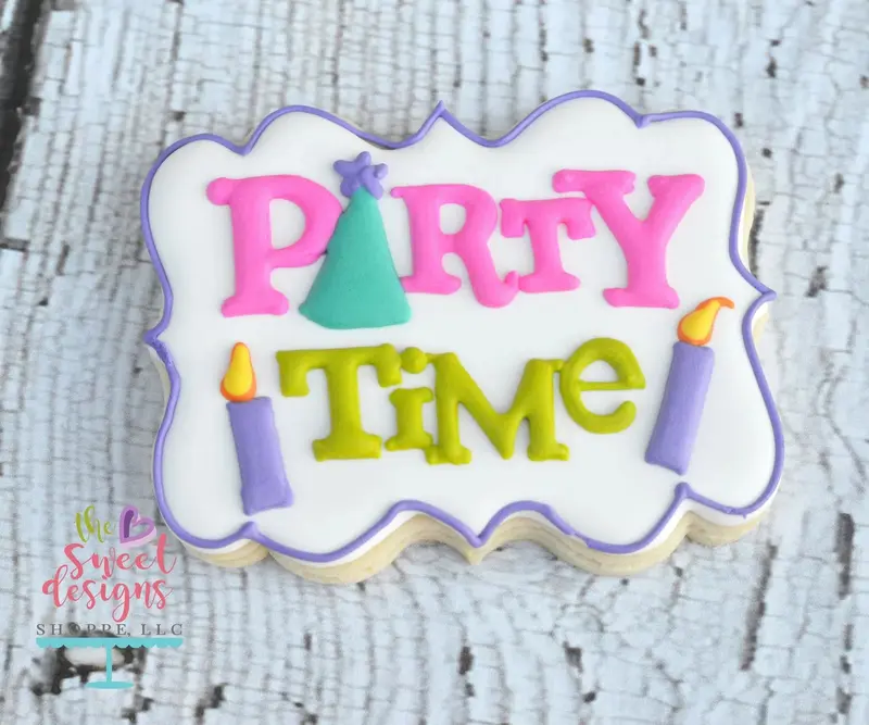 Plaque One Rectangular v2- Cookie Cutter