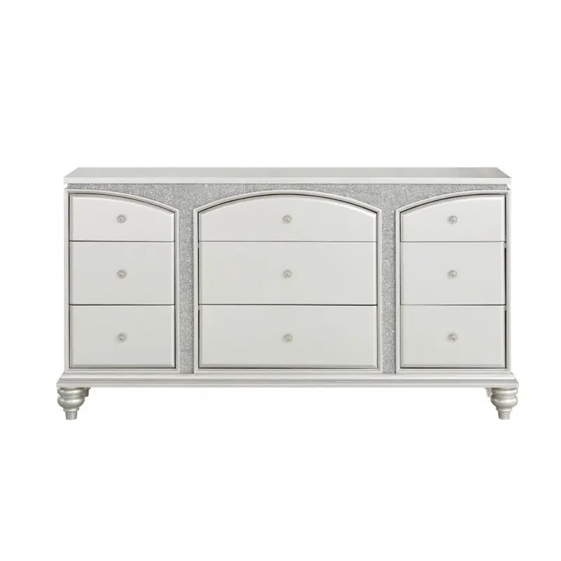 Platinum Manufactured Wood Nine Drawer Dresser By Homeroots