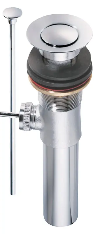 Plumb Pak 1-1/4 in. D Chrome Plated Brass Pop-Up Lavatory Drain - Open Box