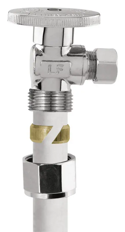Plumb Pak 1/2 in. PEX in. X 1/4 in. Compression Brass Angle Valve - Deal of The Week