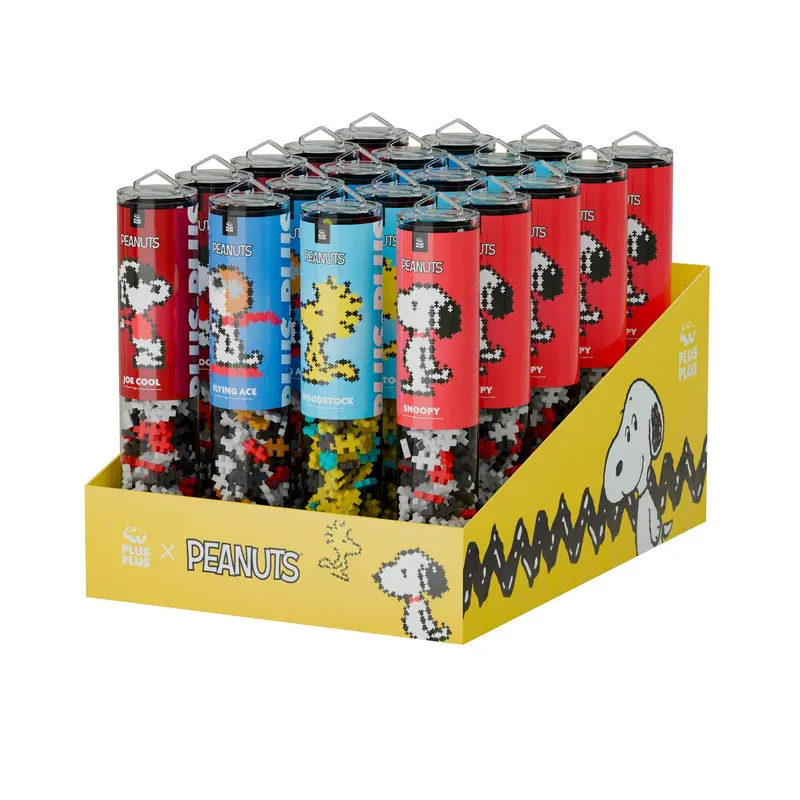 Plus-Plus Puzzle By Number Peanuts Puzzle 20 pc (Pack of 20)