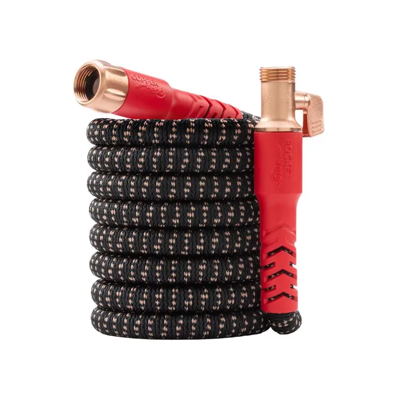 Pocket Hose Copper Head 50 ft. L Medium Duty Expandable Flexible Garden Hose