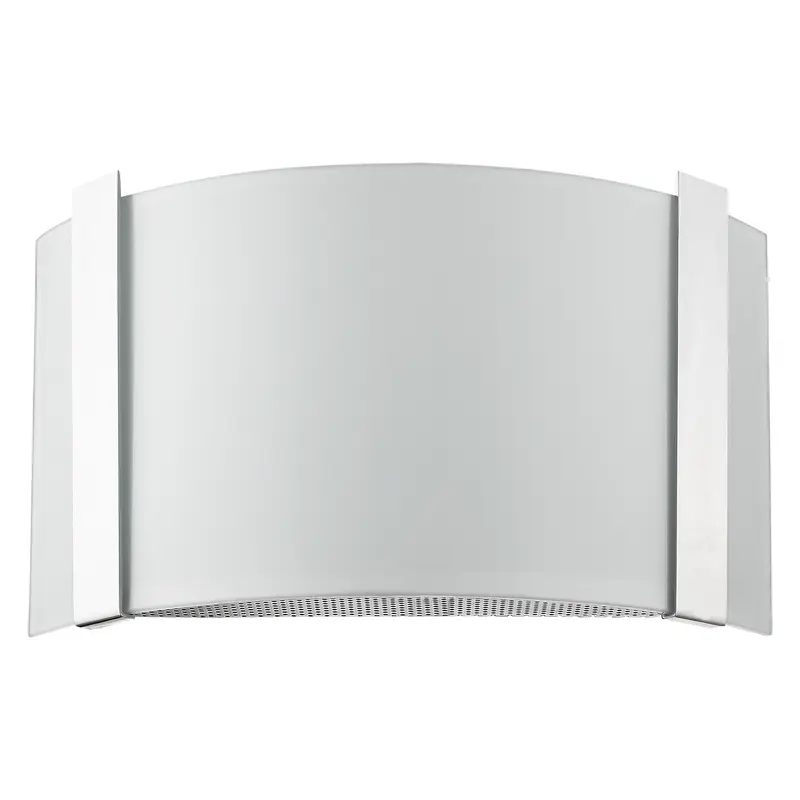 Polished Chrome Wall Sconce with Frosted Glass Shade By Homeroots