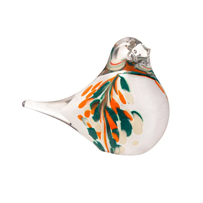 Pollinator Garden Decorative Bird Glass Table Decor