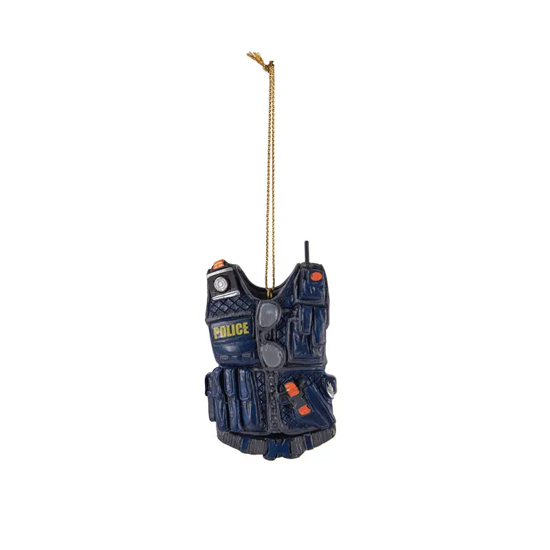 Polyresin Police Vest Ornament,3otr149