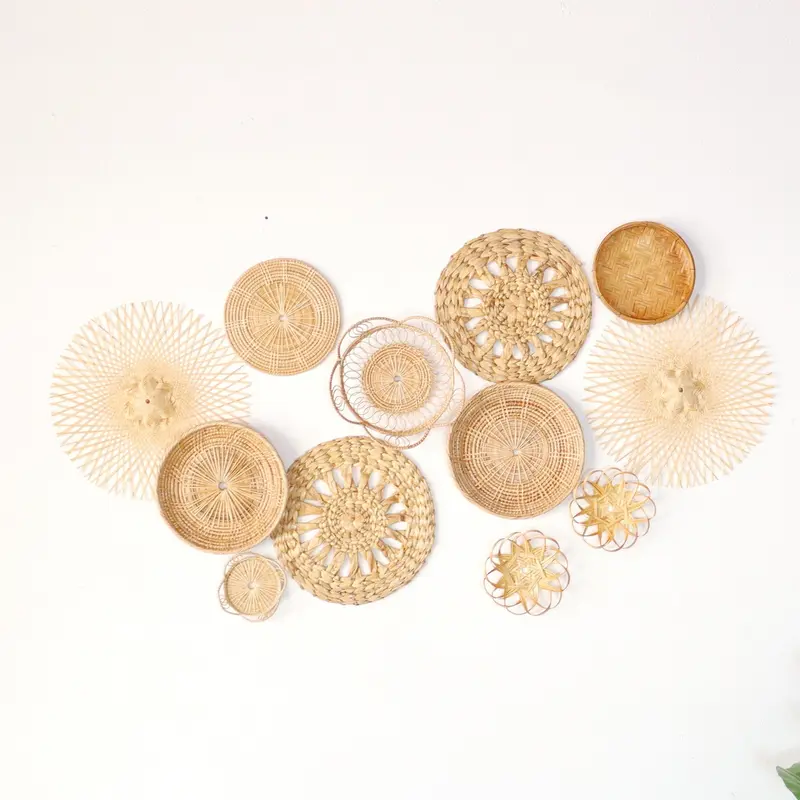 Pon Pat - Wall Hanging Art Decor Set Of 12 By Thaihome