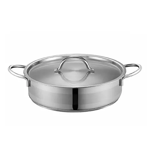 Poong Nyun Luce Low Pot, Stainless Steel, 24Cm