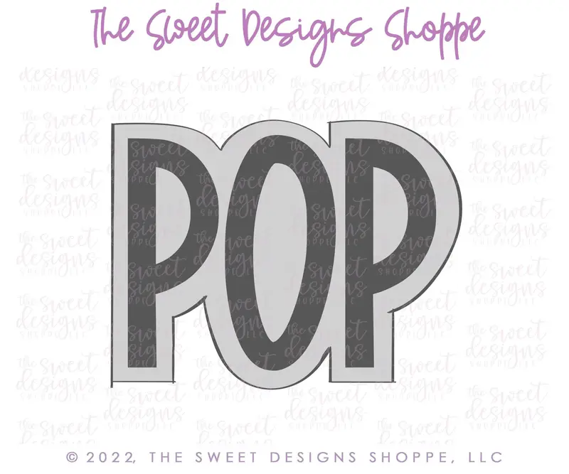 Pop Plaque - Cookie Cutter