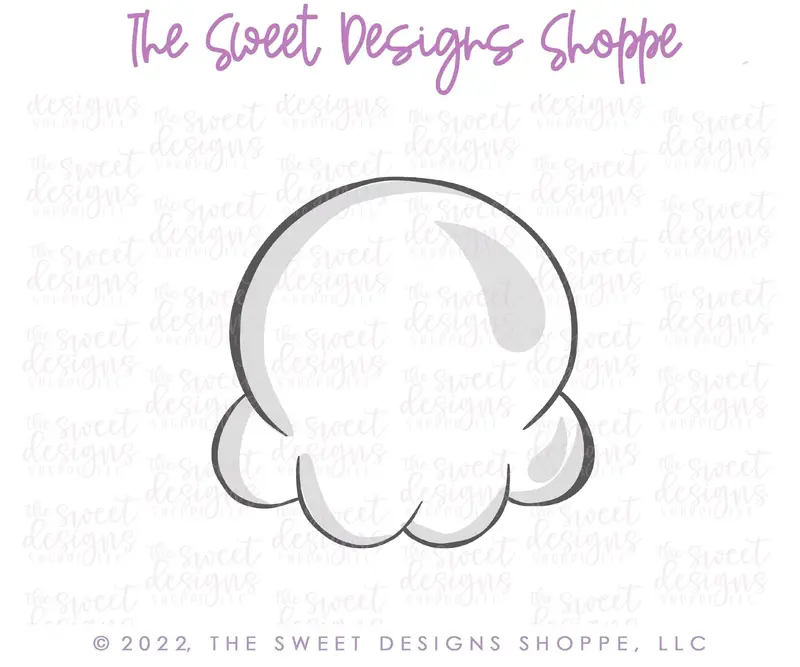 Popcorn / Ice Cream - Cookie Cutter