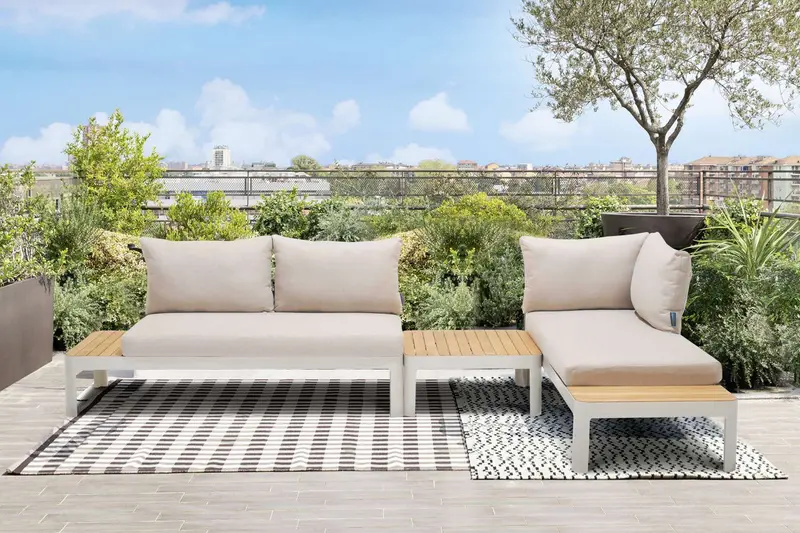 Portals Outdoor 3 Piece Sofa Set By Armen Living