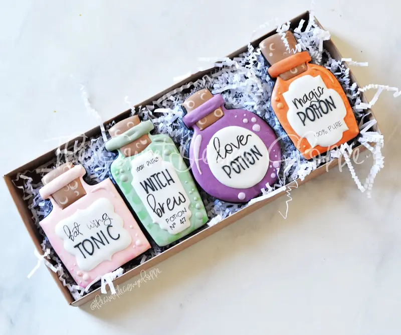 Potions Set - Cookie Cutters for Box 12" x 5"