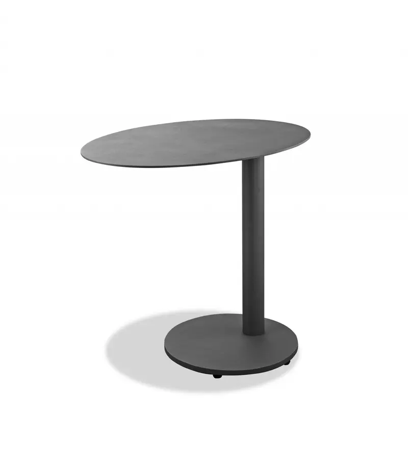 Powder Aluminum Side Table By Homeroots - 372280