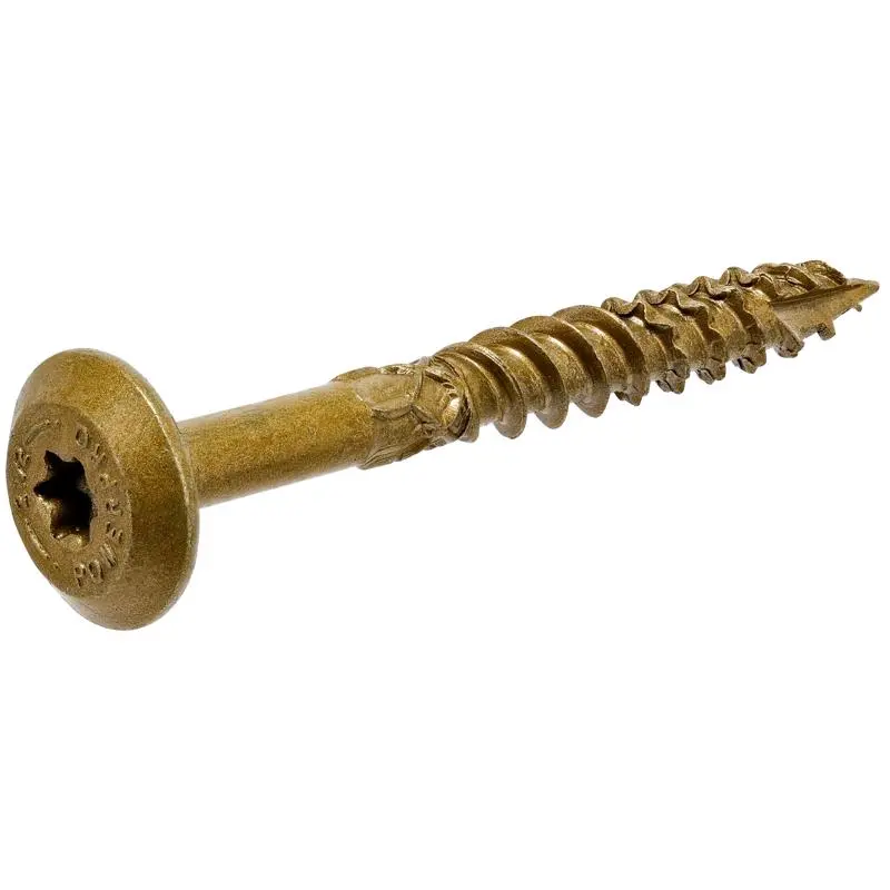 PowerPro 1/4 in. X 2 in. L Star Carbon Steel Lag Screw 50 pk