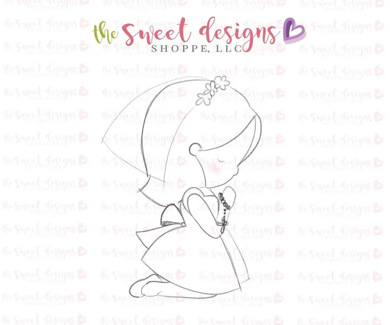 Praying Girl - Karla v2- Cookie Cutter