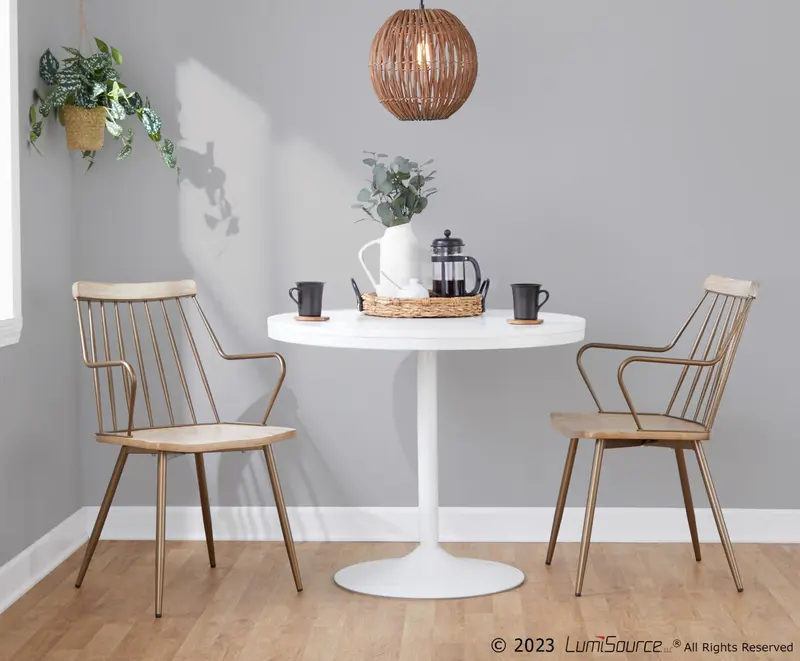 Preston Chair - Set of 2 By LumiSource - CH-PRESTON-HLC2 ANCUWW2