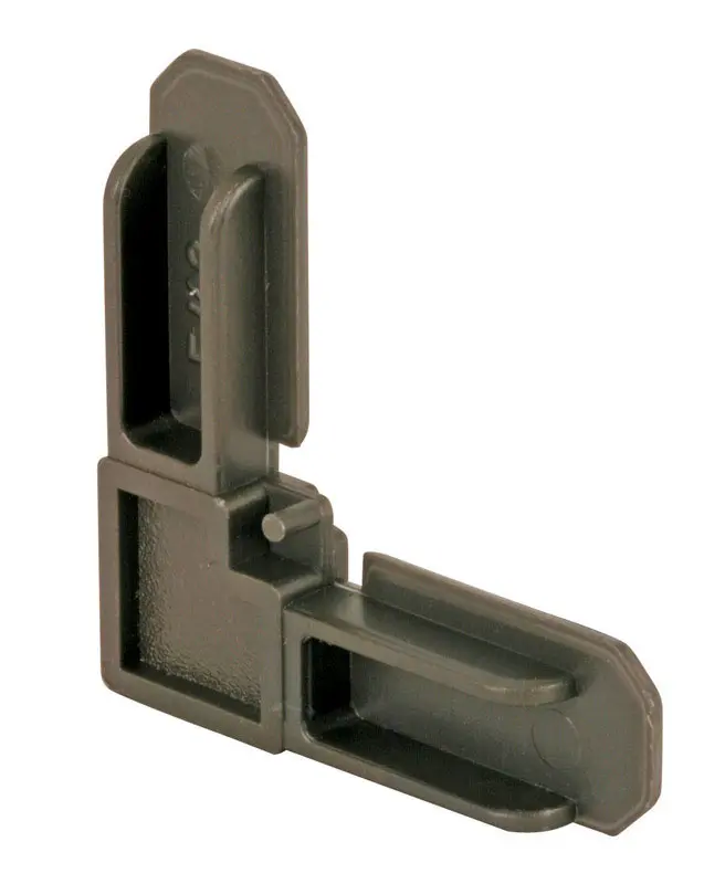 Prime-Line Bronze Plastic 7/16 in. W X 3/4 in. L Screen Frame Corner 1 pk - Deal of The Week