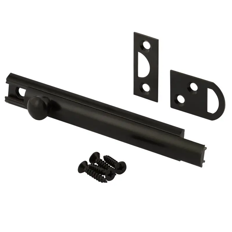 Prime-Line Solid Brass Surface Bolt (Pack of 6)