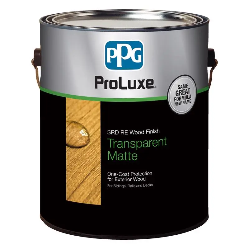 ProLuxe SRD RE Transparent Matte Natural Oil-Based All-in-One Stain and Finish 1 gal - Open Box