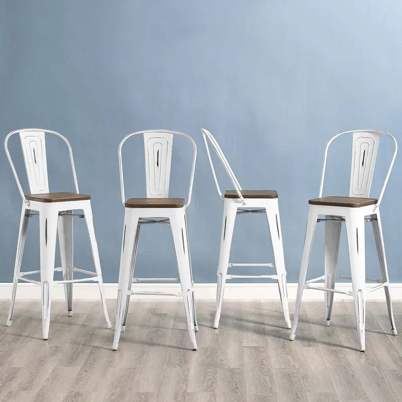 Promenade Bar Stool Metal Set of 4 By Modway - EEI-3951