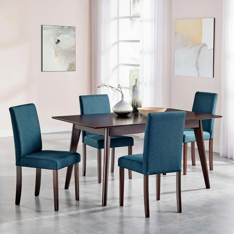 Prosper 5 Piece Upholstered Fabric Dining Set By Modway - EEI-4183