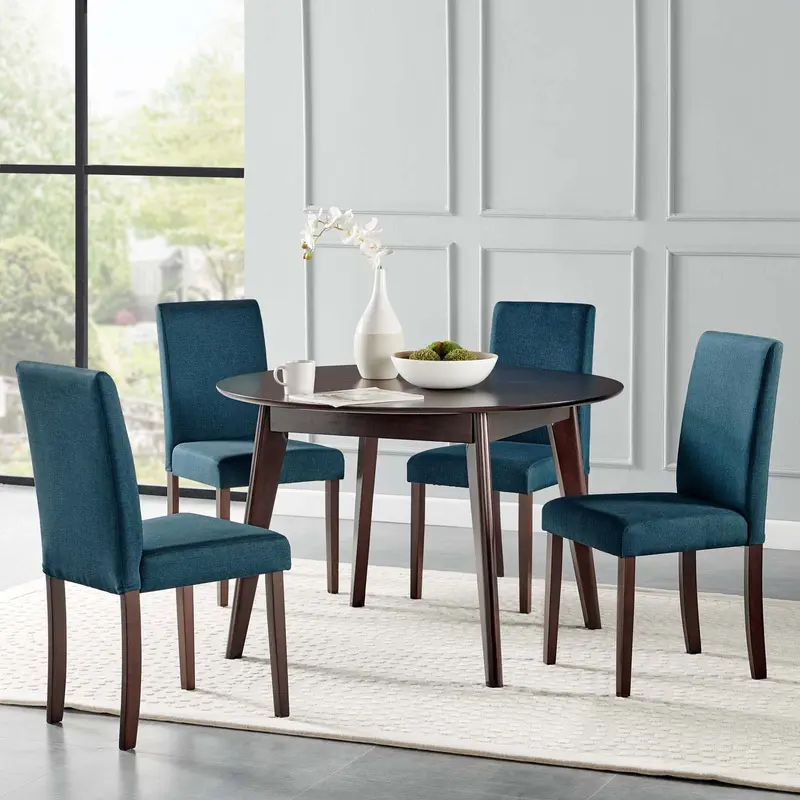 Prosper 5 Piece Upholstered Fabric Dining Set By Modway - EEI-4290
