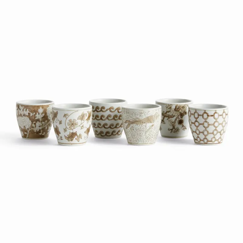 PROVINCE MINI FLOWER POTS, SET OF 6