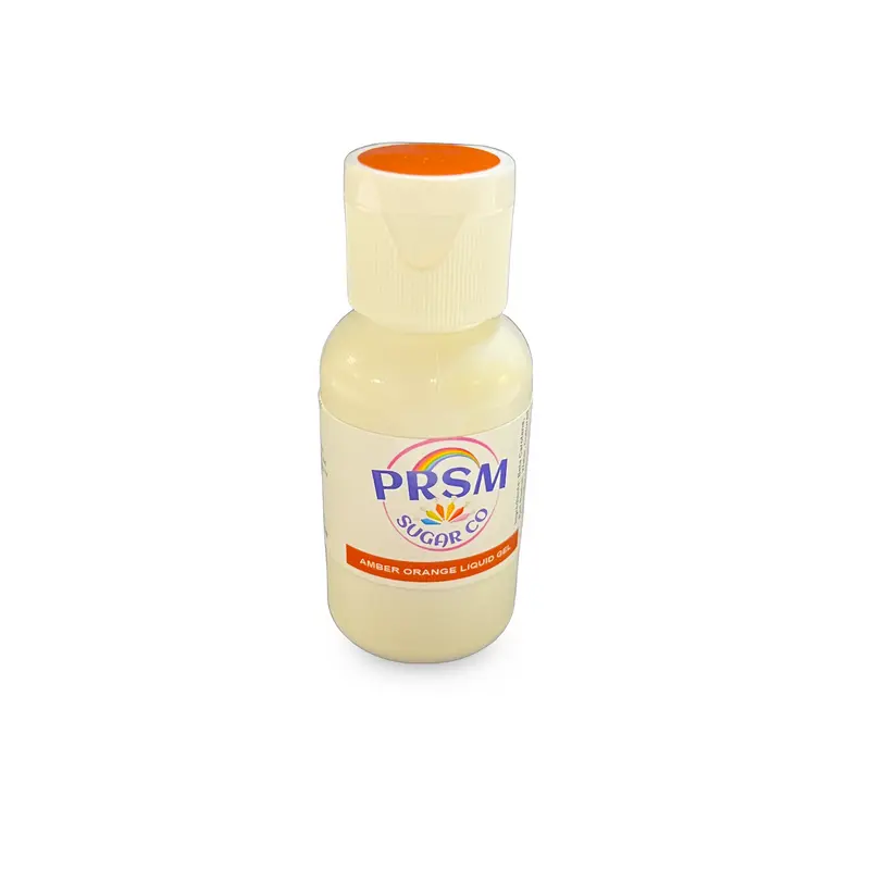 PRSM Amber Orange Liquid Gel -  Natural Food Color - # 924-1oz