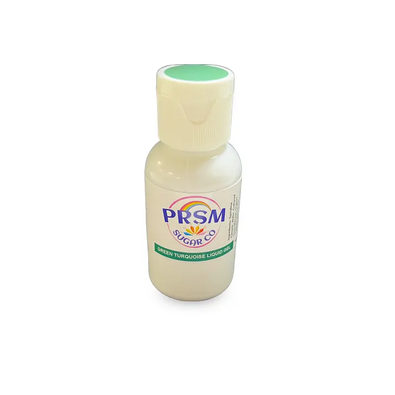 PRSM Green Turquoise Liquid Gel -  Natural Food Color - # 1058-1oz